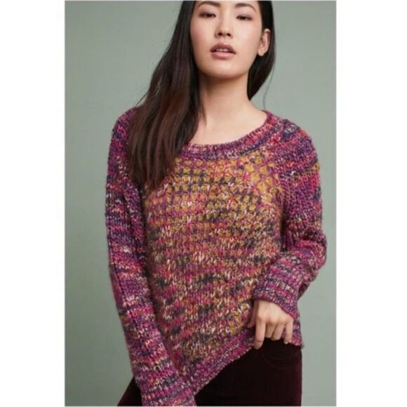 Anthropologie-Moth Hillwak Chunky Knit Sweater (Size:XS) - Picture 1 of 11